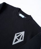 ODY KNIT SWEATER 800GSM - BLACK