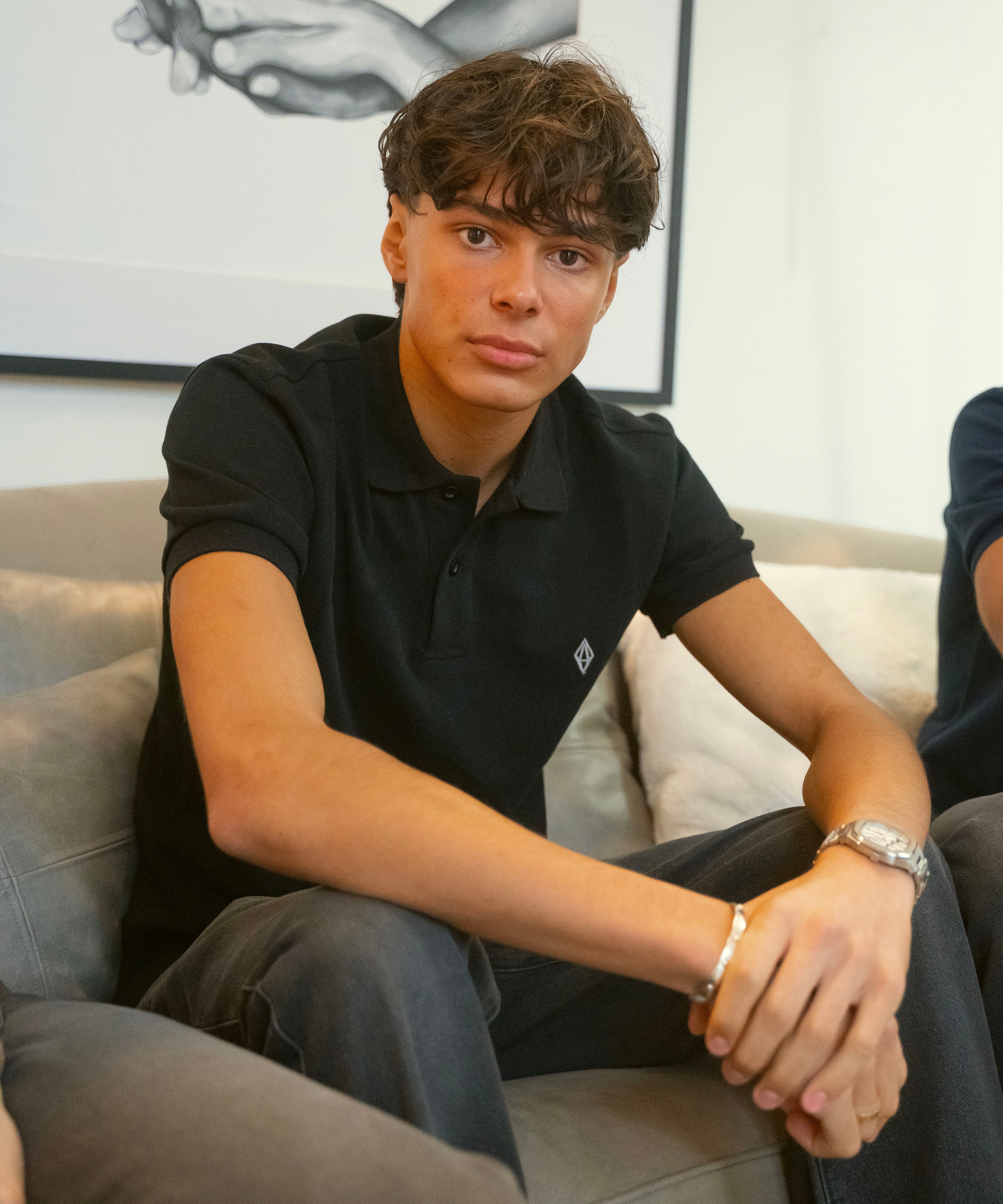 ODY POLO - BLACK CHROME