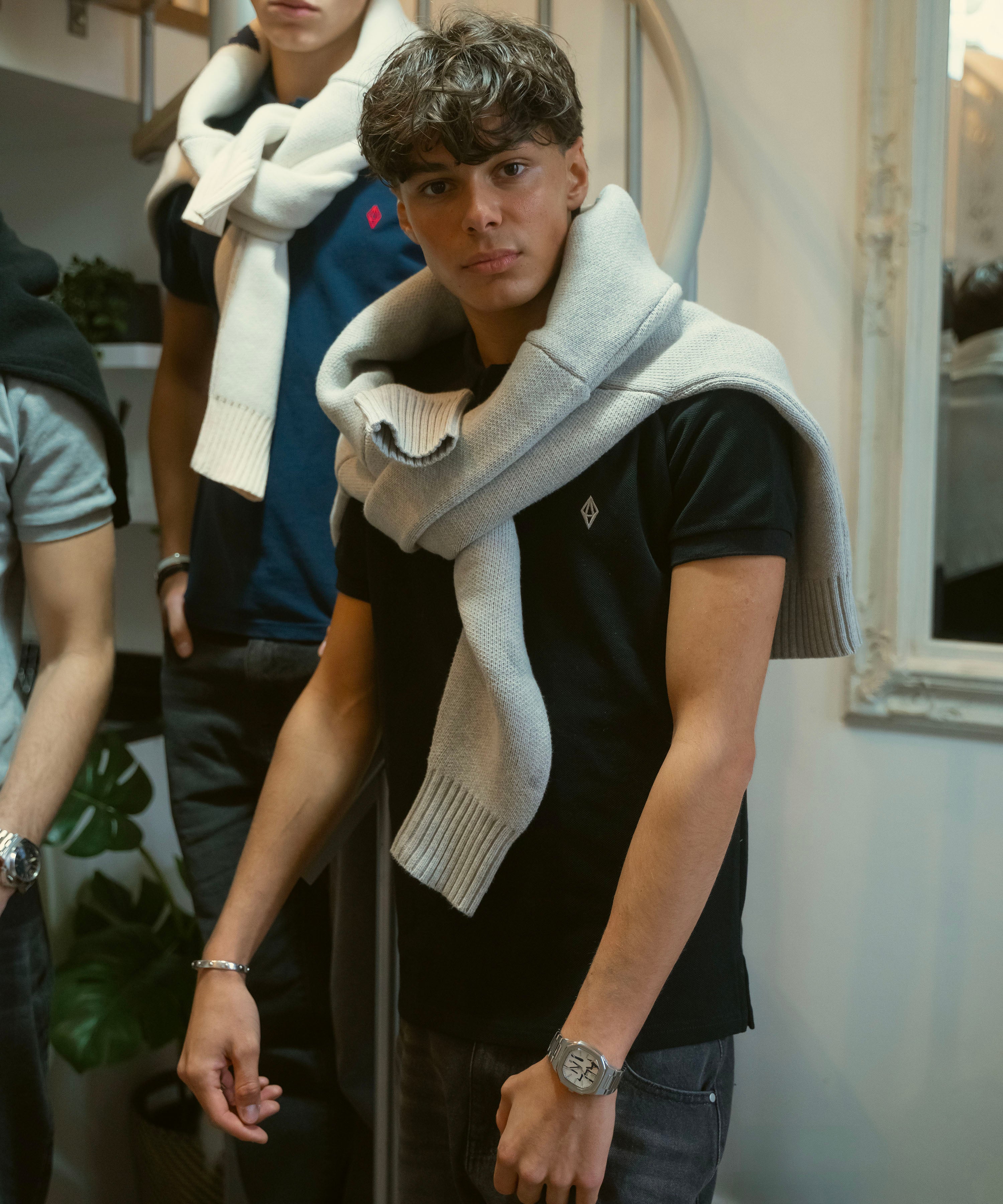 ODY POLO - BLACK CHROME