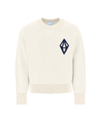 ODY KNIT SWEATER 800GSM - CREAM NAVY