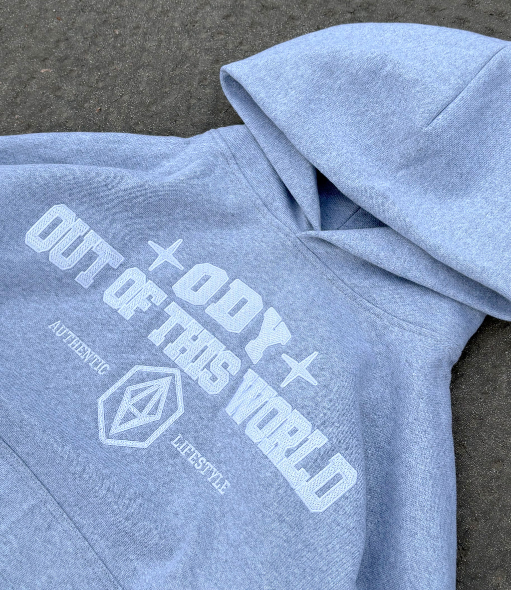 PENTHOUSE HOODIE - STONE GREY - ODY OUT OF THIS WORLD
