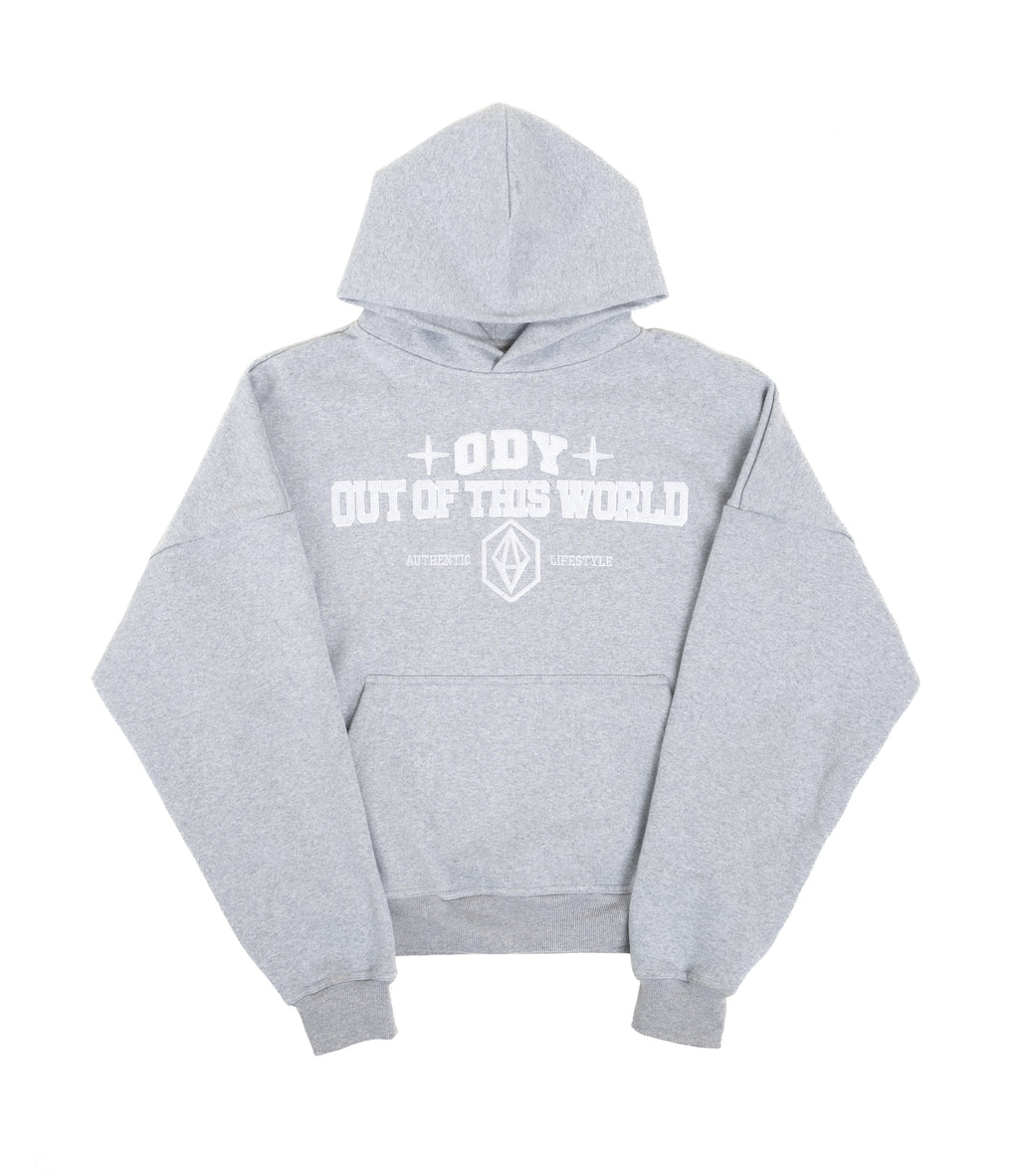 PENTHOUSE HOODIE - STONE GREY - ODY OUT OF THIS WORLD