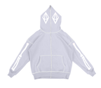 CRYSTAL SKELETON FULL ZIP - GREY - ODY OUT OF THIS WORLD