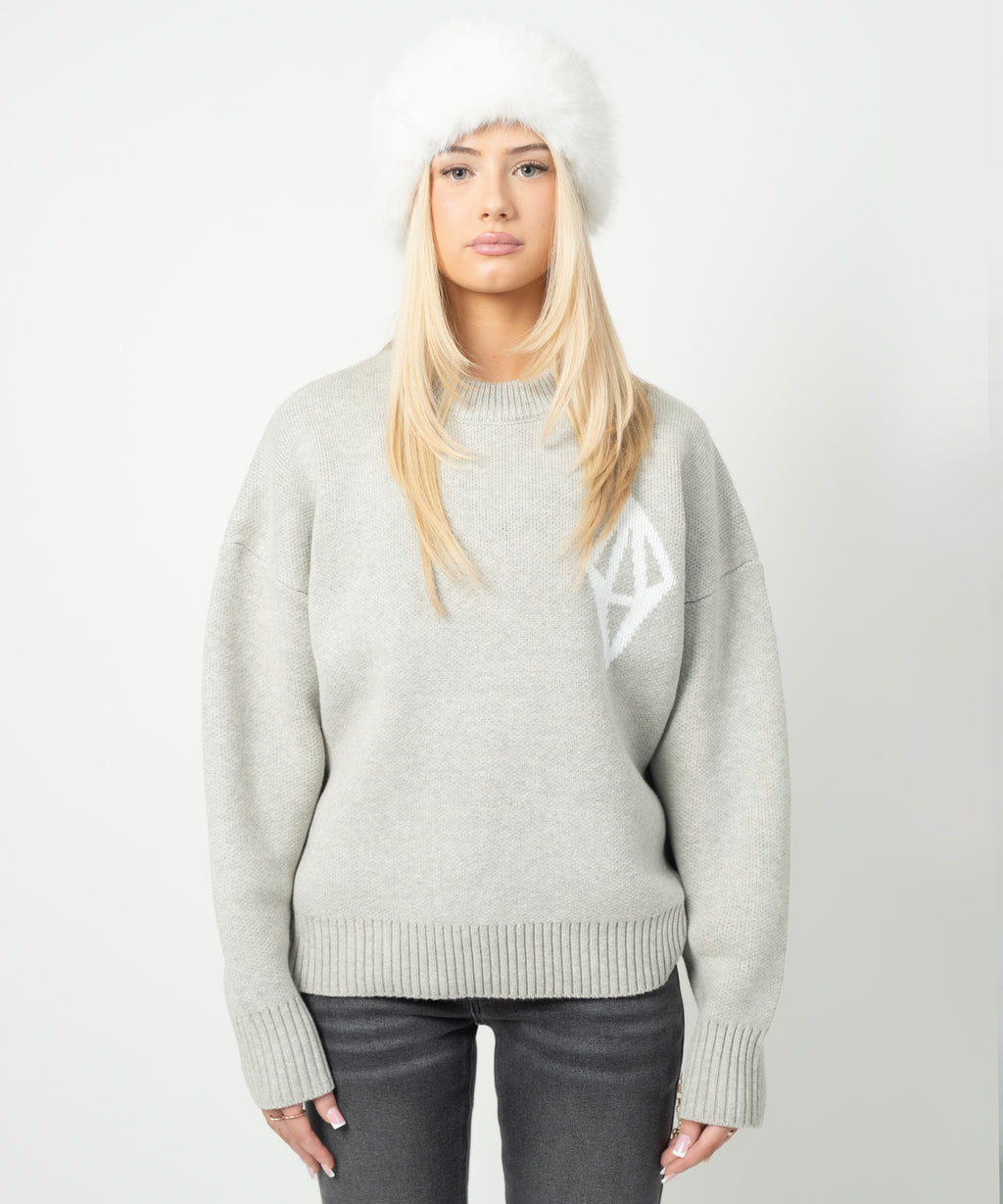 ODY KNIT SWEATER 800GSM - GREY