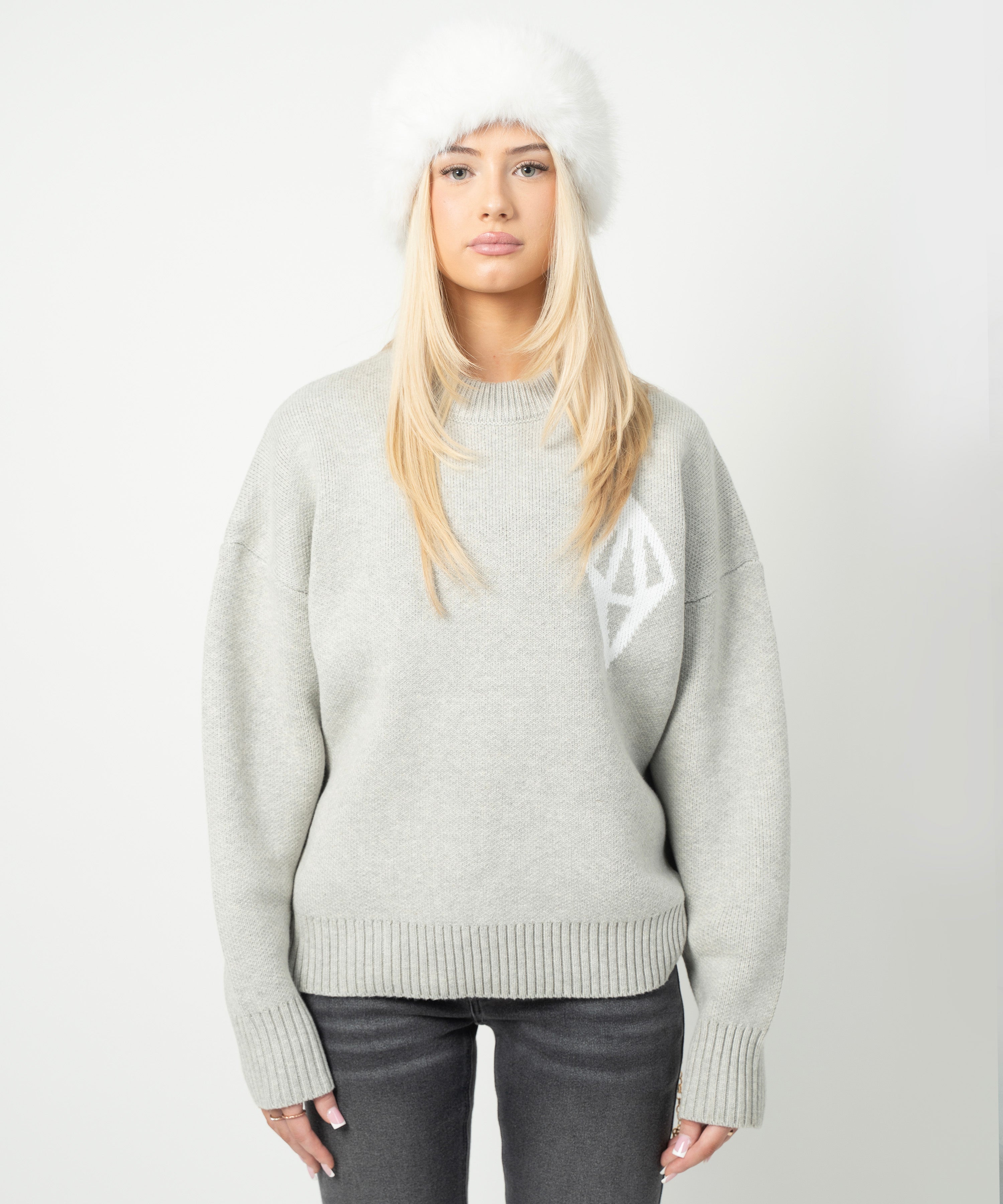 ODY KNIT SWEATER 800GSM - GREY