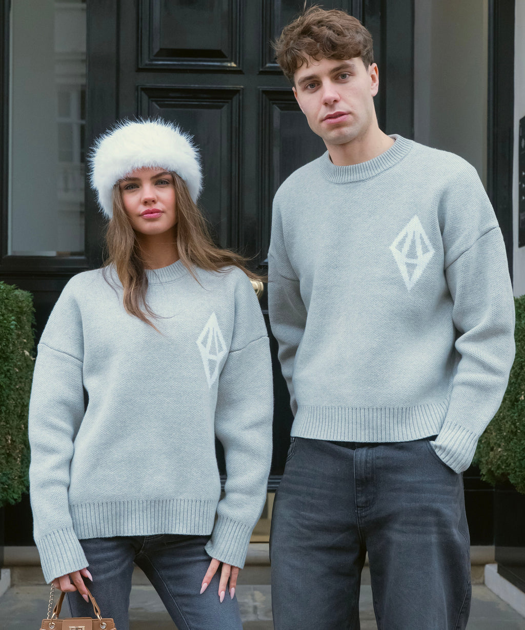 ODY KNIT SWEATER 800GSM - GREY