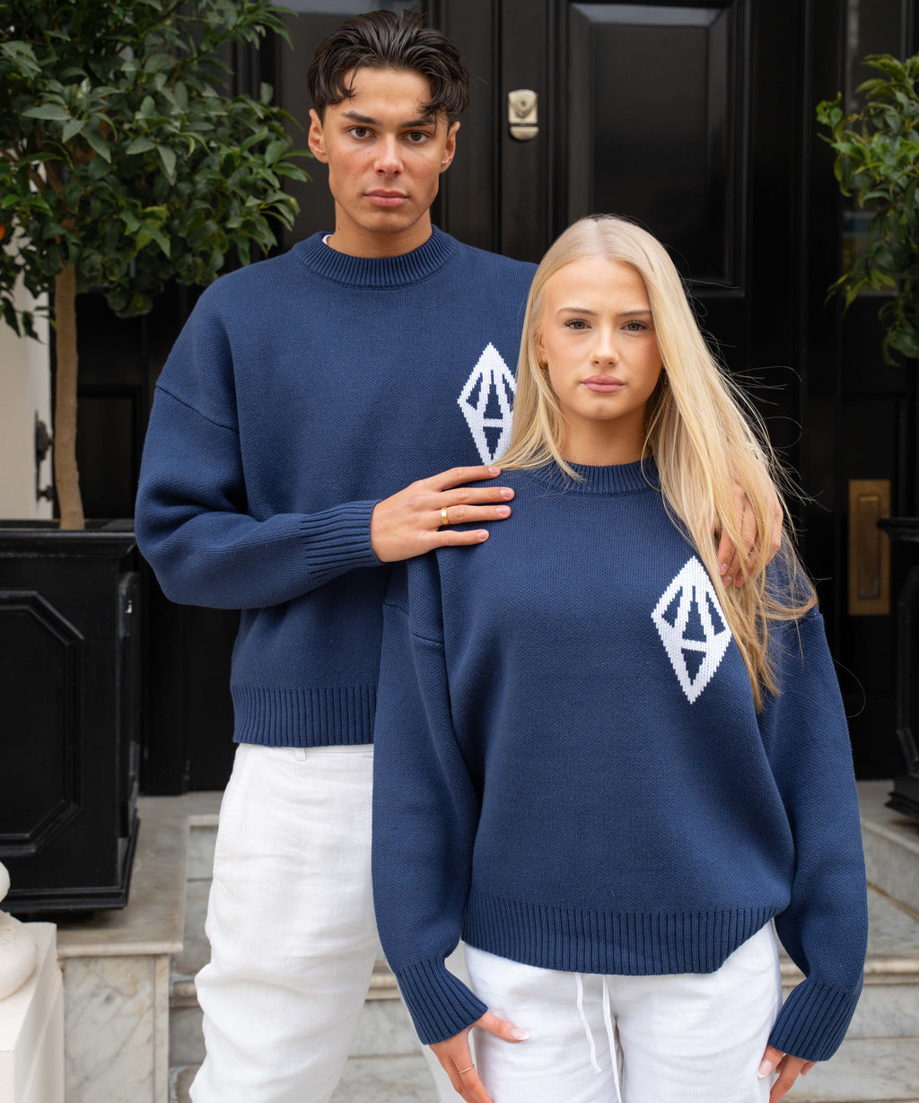 ODY KNIT SWEATER 800GSM - NAVY - ODY OUT OF THIS WORLD