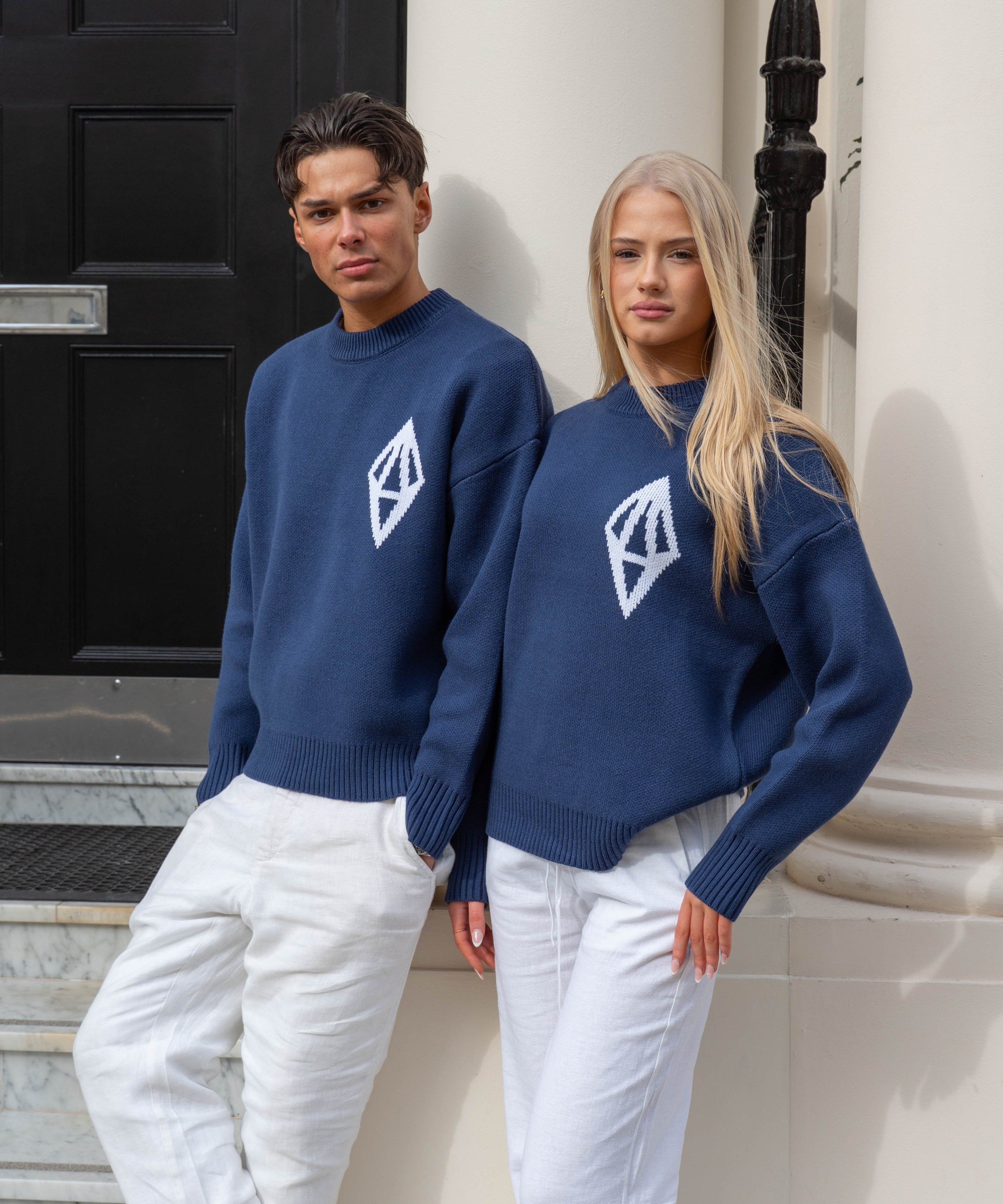 ODY KNIT SWEATER 800GSM - NAVY