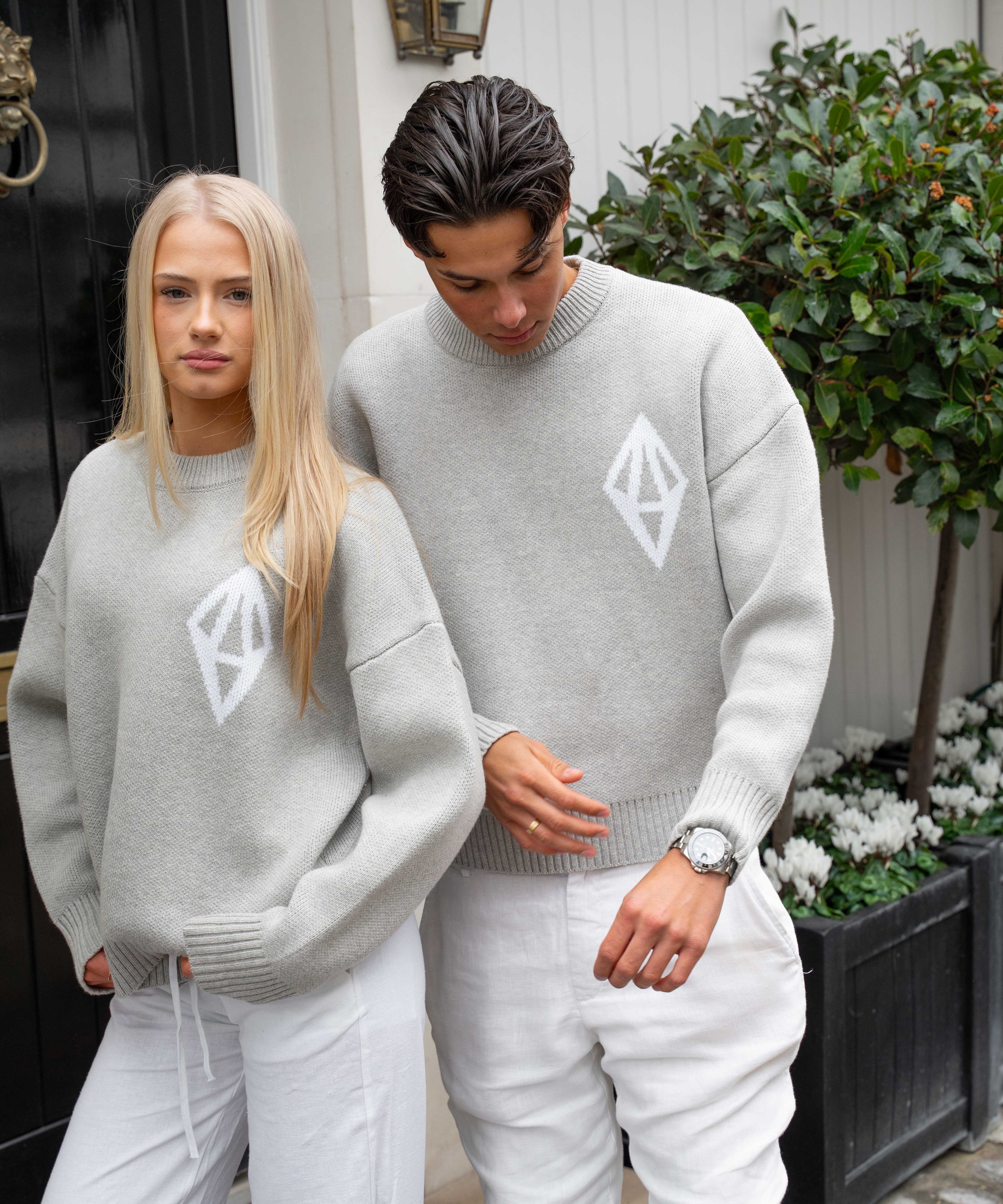 ODY KNIT SWEATER 800GSM - GREY