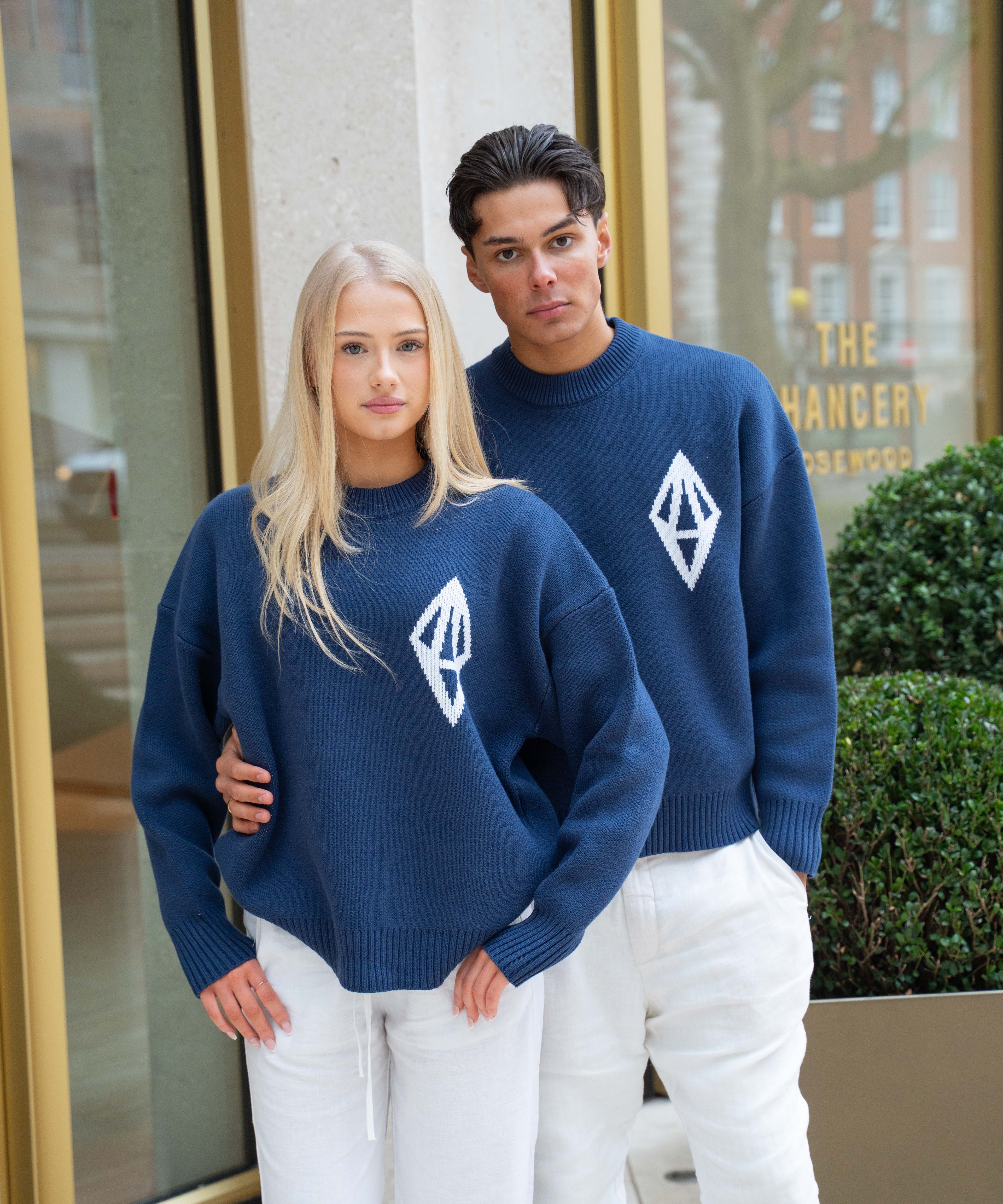 ODY KNIT SWEATER 800GSM - NAVY