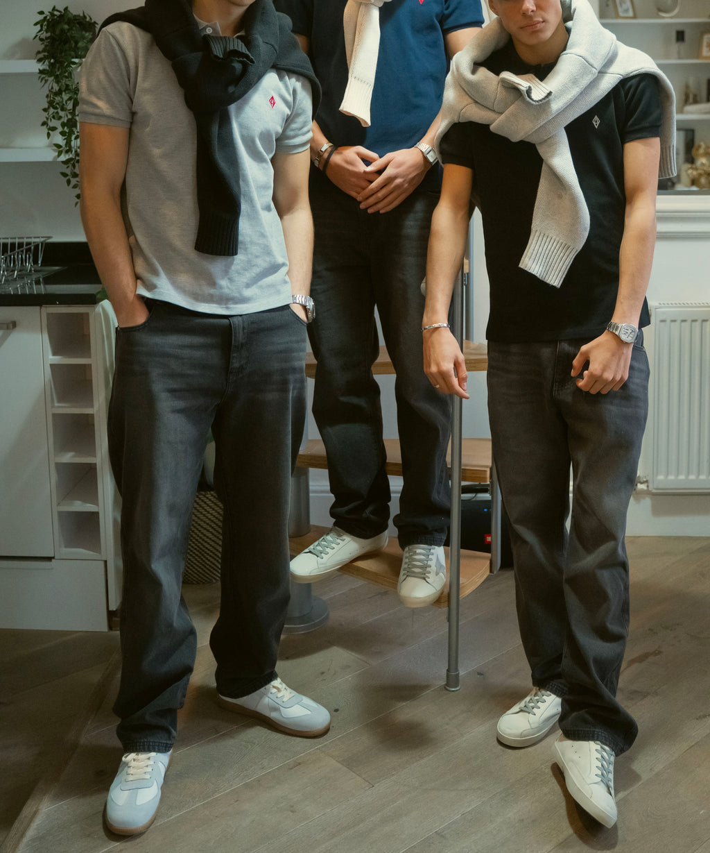 ODY CRYSTAL JEANS - DOUBLE BLACK