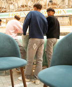 ODY CRYSTAL JEANS - GREY