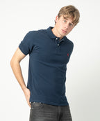 ODY POLO - NAVY RED