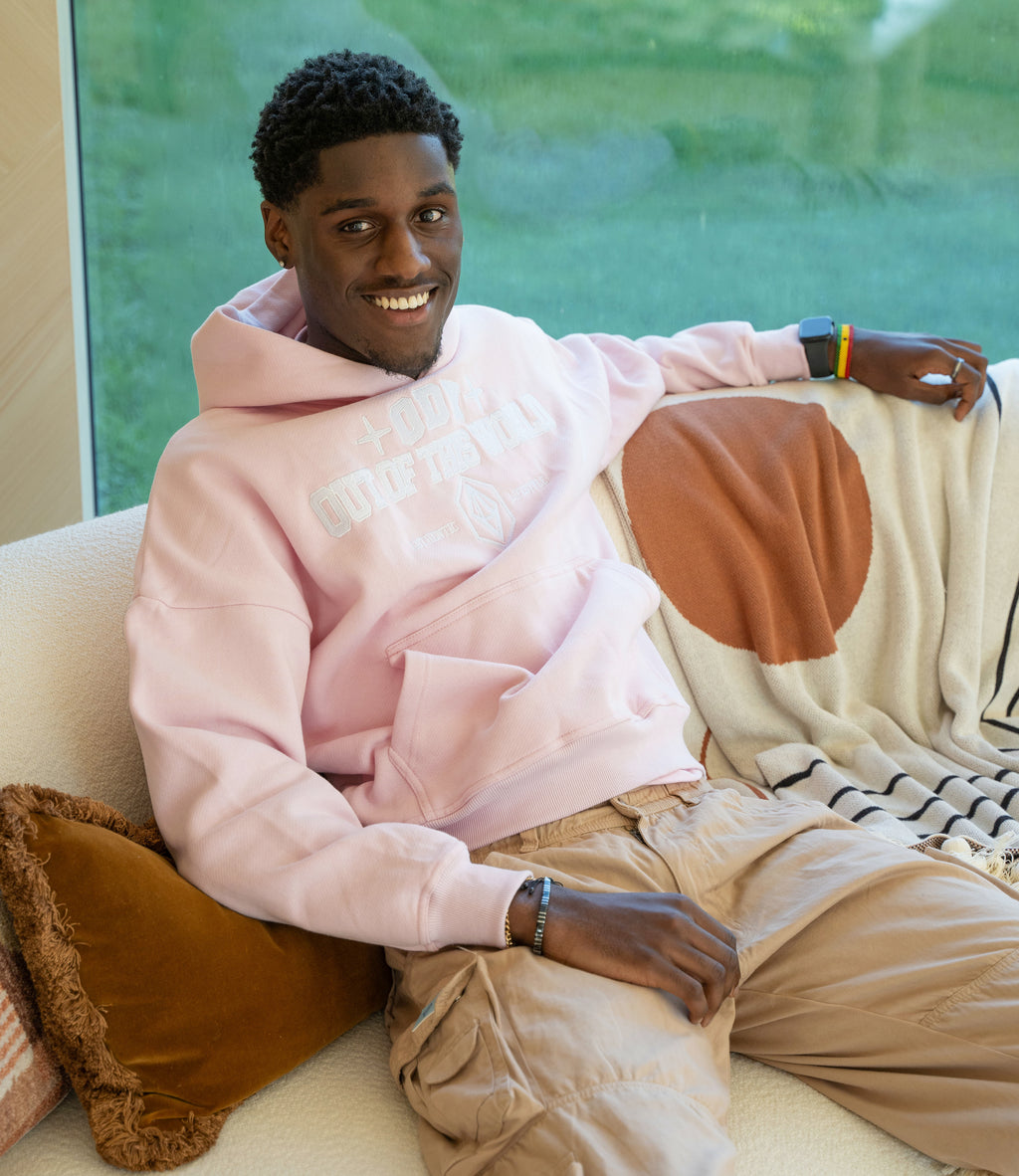 PENTHOUSE HOODIE - BABY PINK - ODY OUT OF THIS WORLD