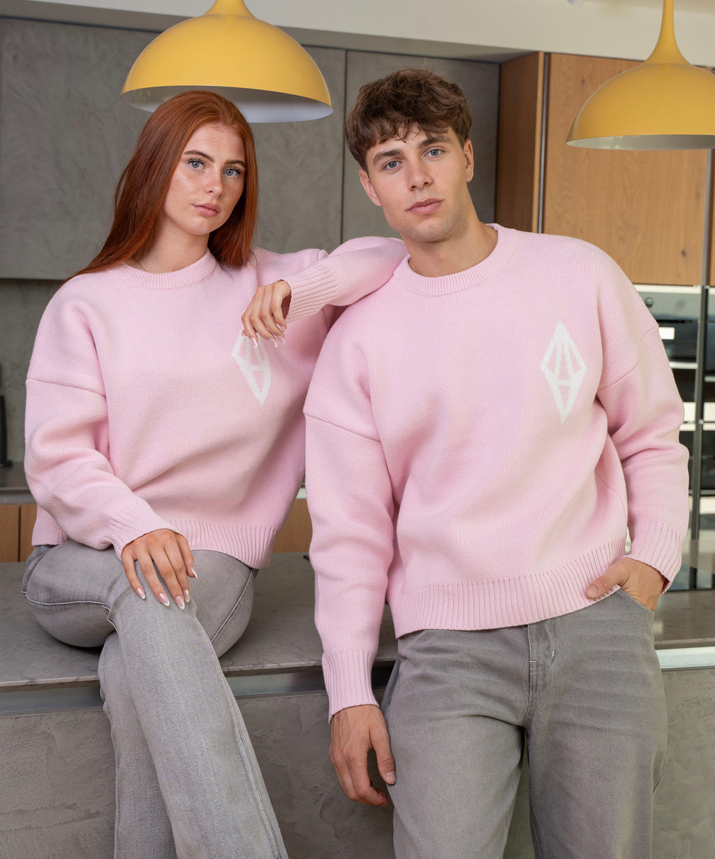 ODY KNIT SWEATER 800GSM - PINK