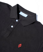ODY POLO - BLACK RED
