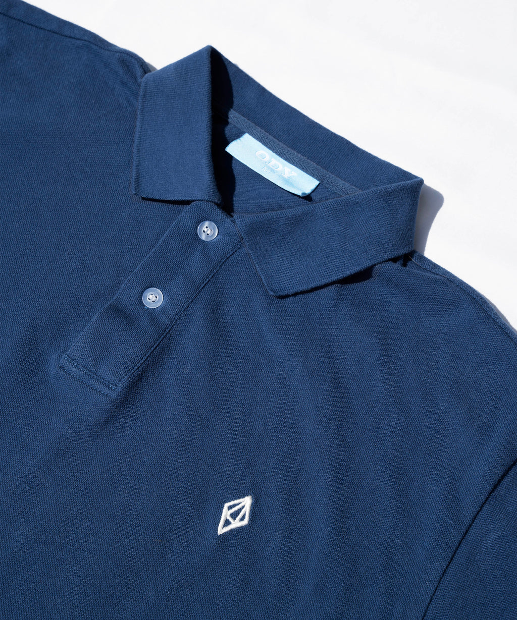 ODY POLO - BLUE WHITE