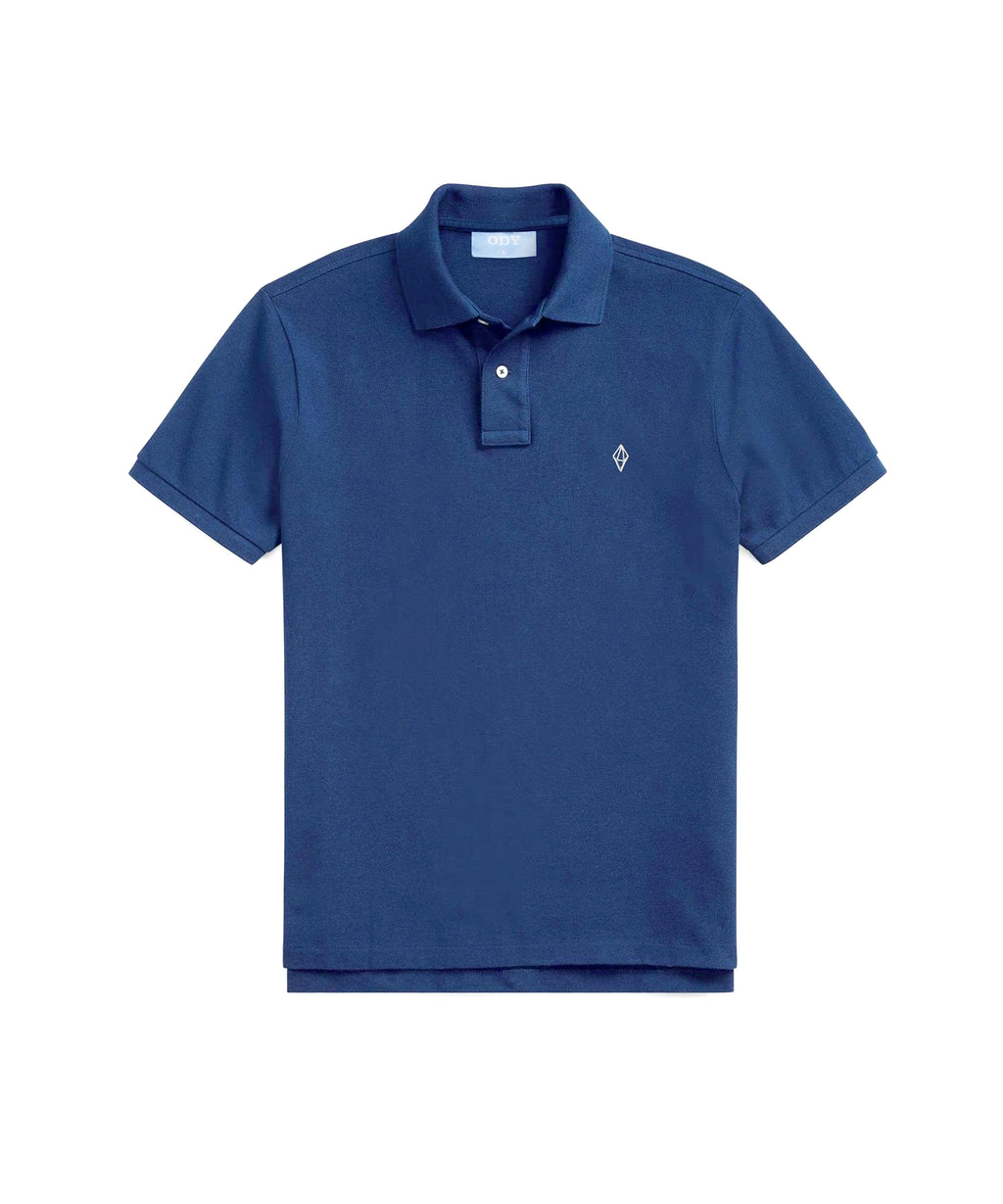 ODY POLO - BLUE WHITE