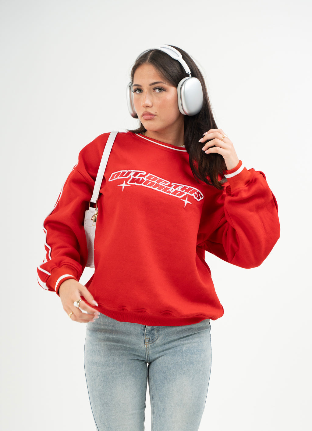 ODY VINTAGE SWEATSHIRT - RED - ODY OUT OF THIS WORLD