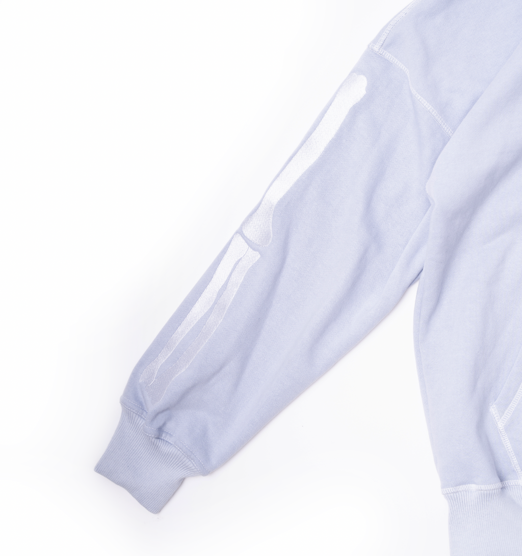 CRYSTAL SKELETON FULL ZIP - GREY - ODY OUT OF THIS WORLD