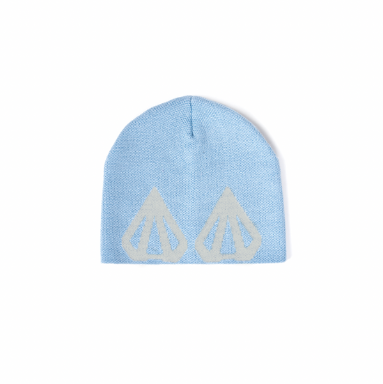 CRYSTAL EYES BEANIE -  BLUE GREY