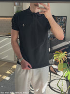 ODY POLO - BLACK CHROME