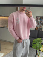 ODY KNIT SWEATER 800GSM - PINK