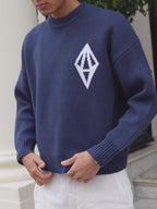 ODY KNIT SWEATER 800GSM - NAVY